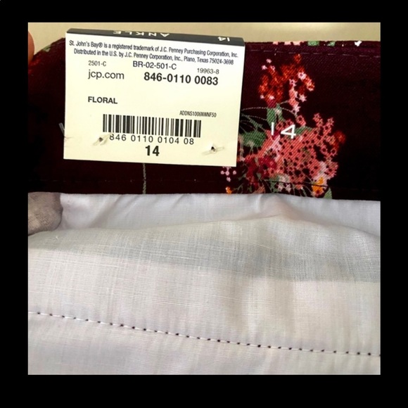 St. John’s Bay - Fall Floral Pants - Picture 2 of 10